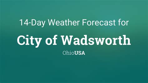 Wadsworth, OH Weather Radar 